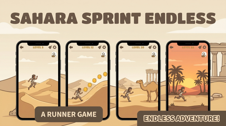 SAHARA SPRINT ENDLESS A RUNNER GAME
