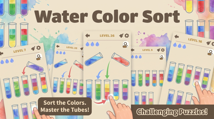 WATER COLOR SORT A PUZZLE GAME